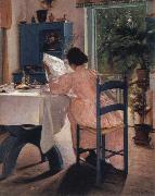 Laurits Andersen Ring at breakfast painting